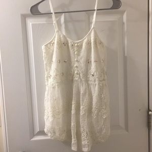 Lace tank top